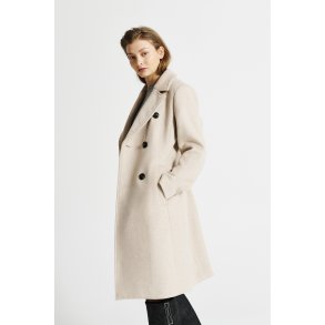 Helena Coat - Dark Cream - Beige 